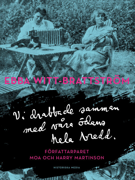 Titeldetaljer för Vi drabbade samman med våra ödens hela bredd av Ebba Witt-Brattström - Tillgänglig